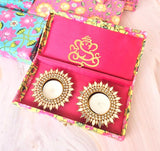 Stone Studded T Light gift Box