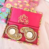 Stone Studded T Light gift Box