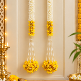 Floral decor hangings pack of 10