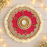 Gajra Rangoli Mat