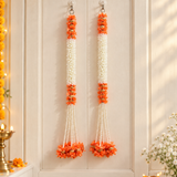 Floral decor hangings pack of 10