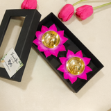 Lotus Brass Diya gift box