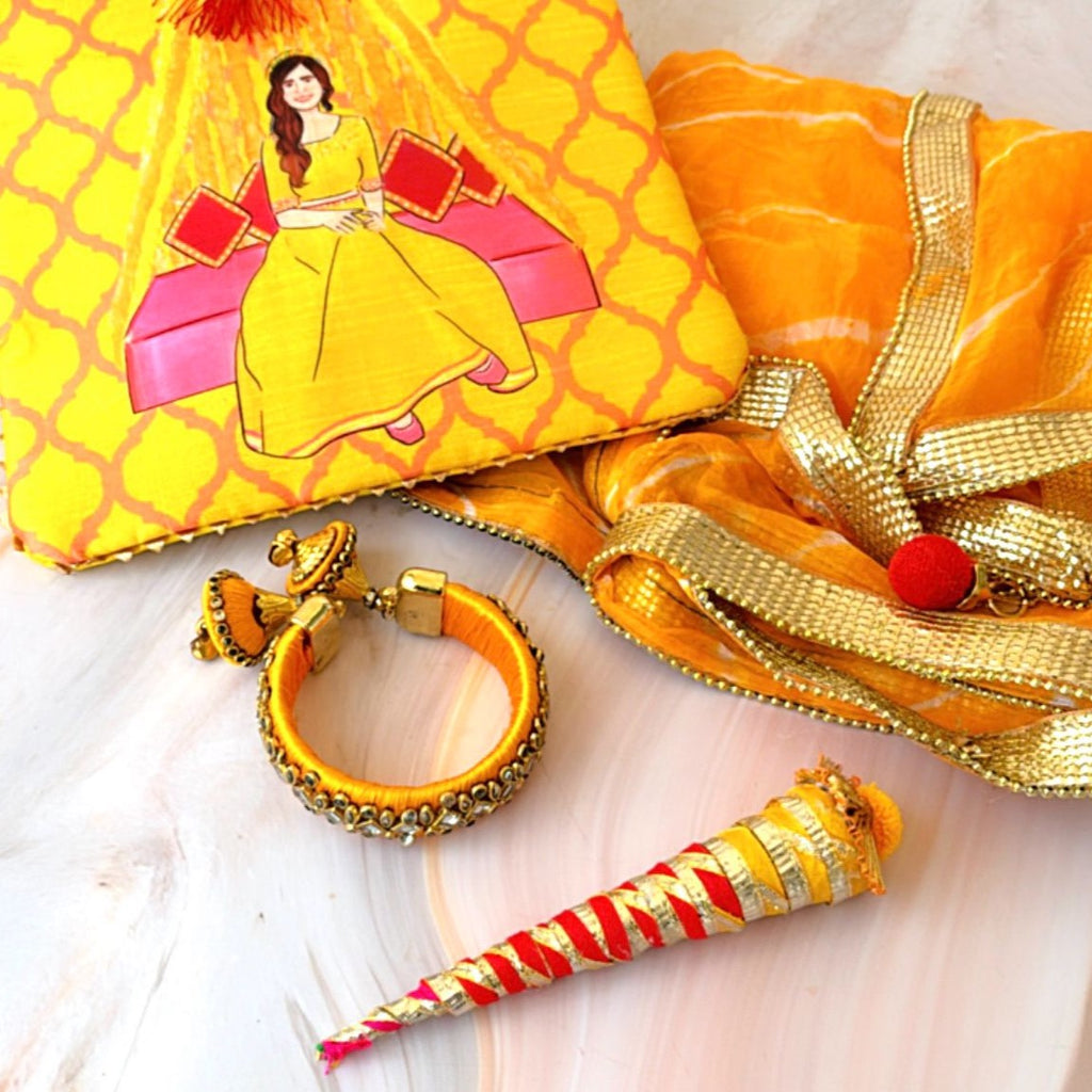 Haldi Ceremony Gift Bag – Royal Entice