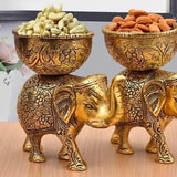 Handcrafted Antique Golden Elephant