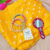 Bandhani Dupatta Gift set