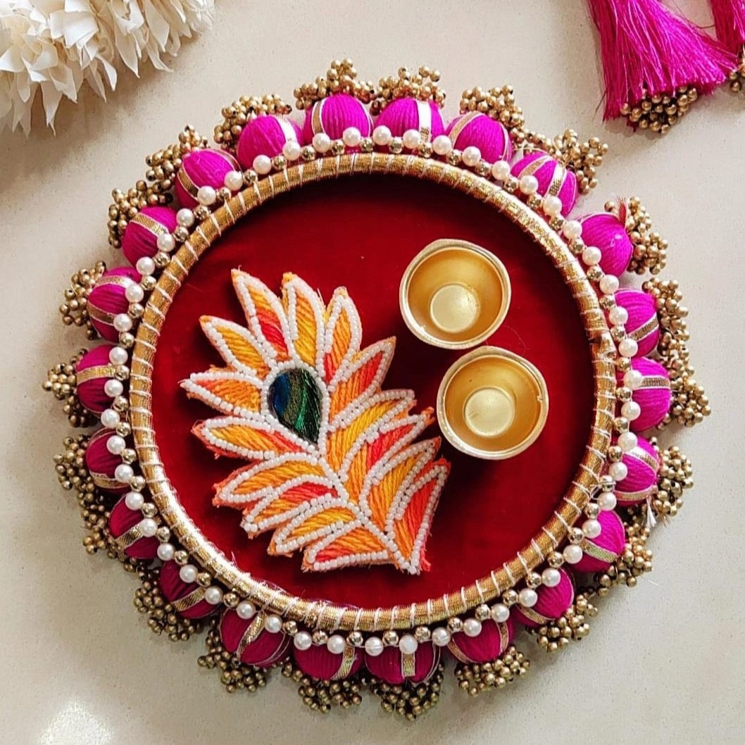 Handcrafted Puja thali