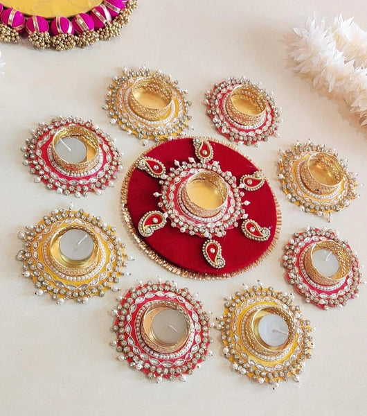 Stone Studded Rangoli – Royal Entice
