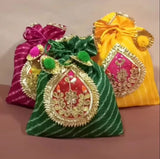 Lehariya Gota Patti Potli pack of 10