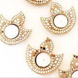 Embellished Diya T light pair