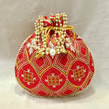 Embroidery Potli bags pack of 10