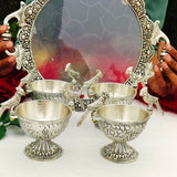 German Silver Tray set