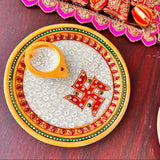 Marble Puja Plate