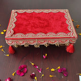 Velvet Puja Chowki