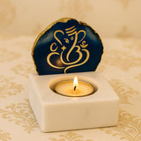Marble Agate T light holder