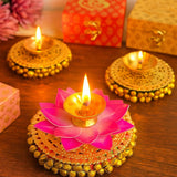 Ghungroo Lotus Diya