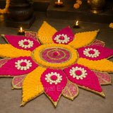 Festive colorful Rangoli