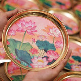Pichwai Brass Pooja Plates
