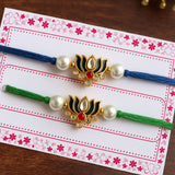 Lotus Rakhi set of 2