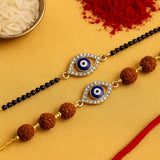 Elegant Evil Eye Bhaiya Bhabhi Rakhi
