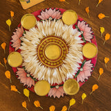 Lotus Rangoli Mat