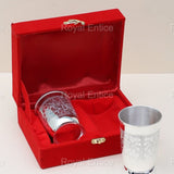 German Silver Glass Set