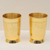 German Silver Glass Set