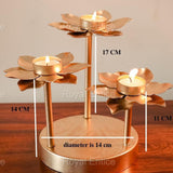 Lotus T Light Decor