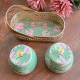 floral Basket & Jar set
