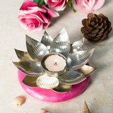 Silver Plated T light Holder