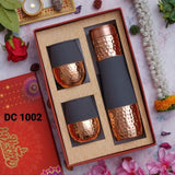 Copper Bottle & Glass Gift set
