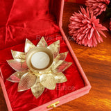 German Silver T Light Holder