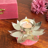 German Silver T Light Holder