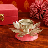 German Silver T Light Holder
