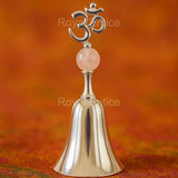 Auspicious Silver Plated OM Bell