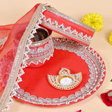 Royal Karwachauth thali set