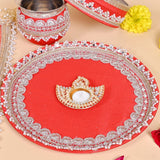 Royal Karwachauth thali set