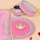 Dazzling Karwachauth Thali set