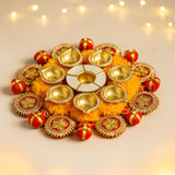 Traditional Gota Patti Rangoli