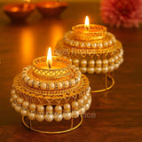 Jhumar T Light Holder Pair
