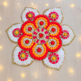 Traditional Colorful Rangoli