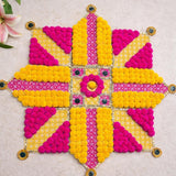 Utsav Colorful Rangoli Mat