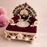 Royal Mayur Velevt Singhasan