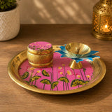 Brass Pichwai Puja Set