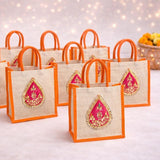 Jute Gift Bag pack of 10
