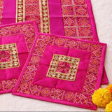Premium Puja Asan Pair