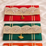 Pearl Satin Clutch pack of 10