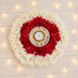 Floral T Light Mat