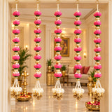 Rose Floral Hanging pack of 10