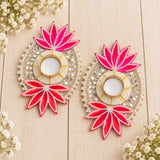 Floral t light Pair