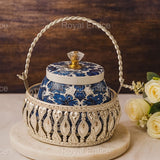 German Silver Basket & Jar set